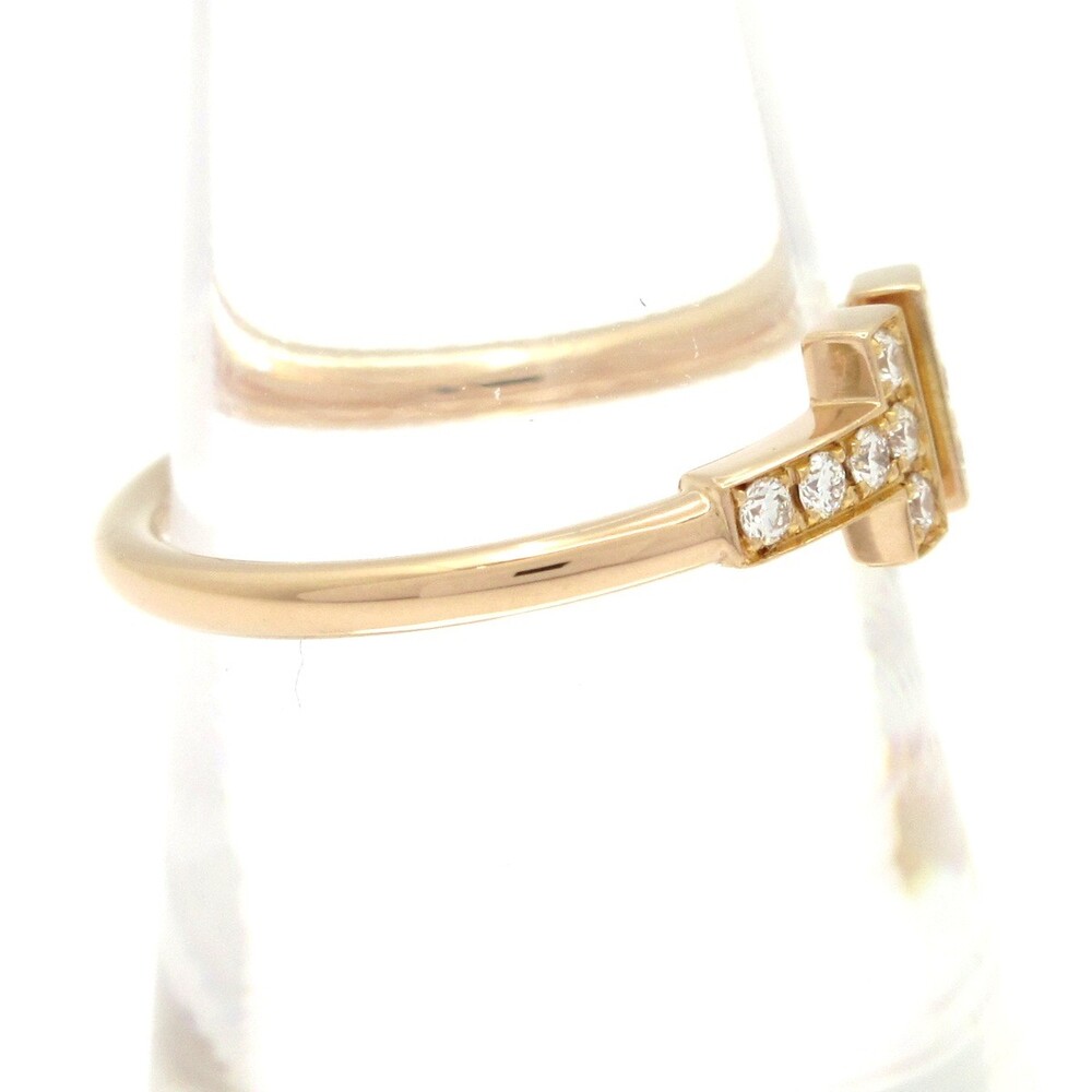 Tiffany&Co. T Wire 18K Rose Gold #374119T22B - Picture 2 of 7
